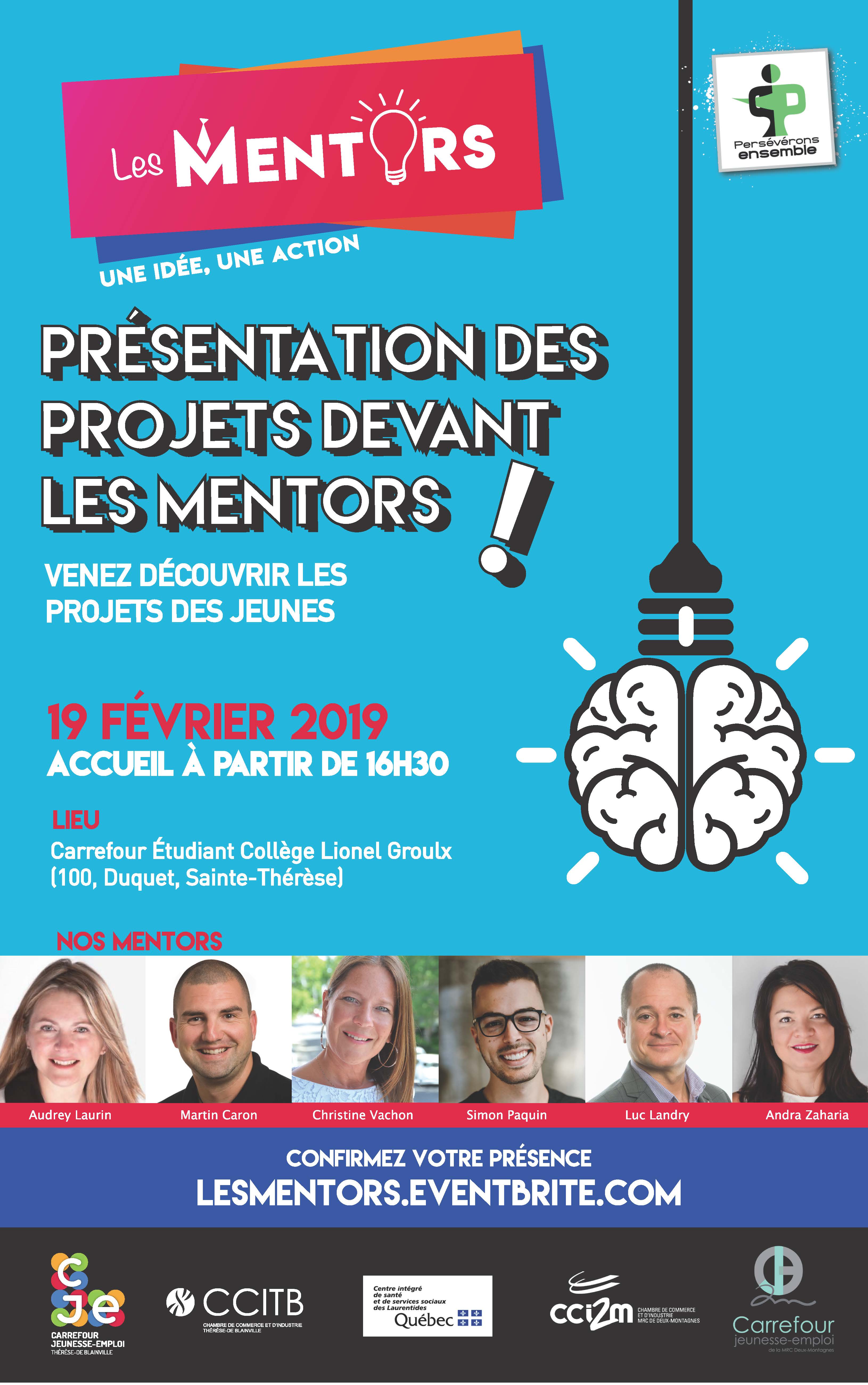 Projet Les Mentors 19 fevrier 2019