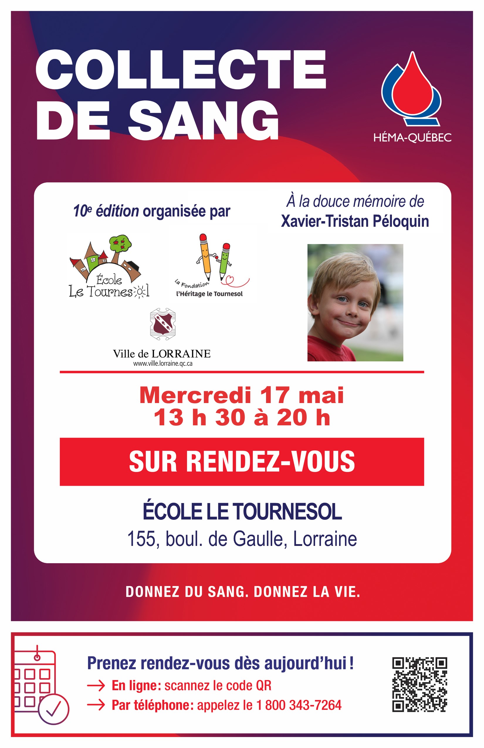 Collecte de sang 17 mai