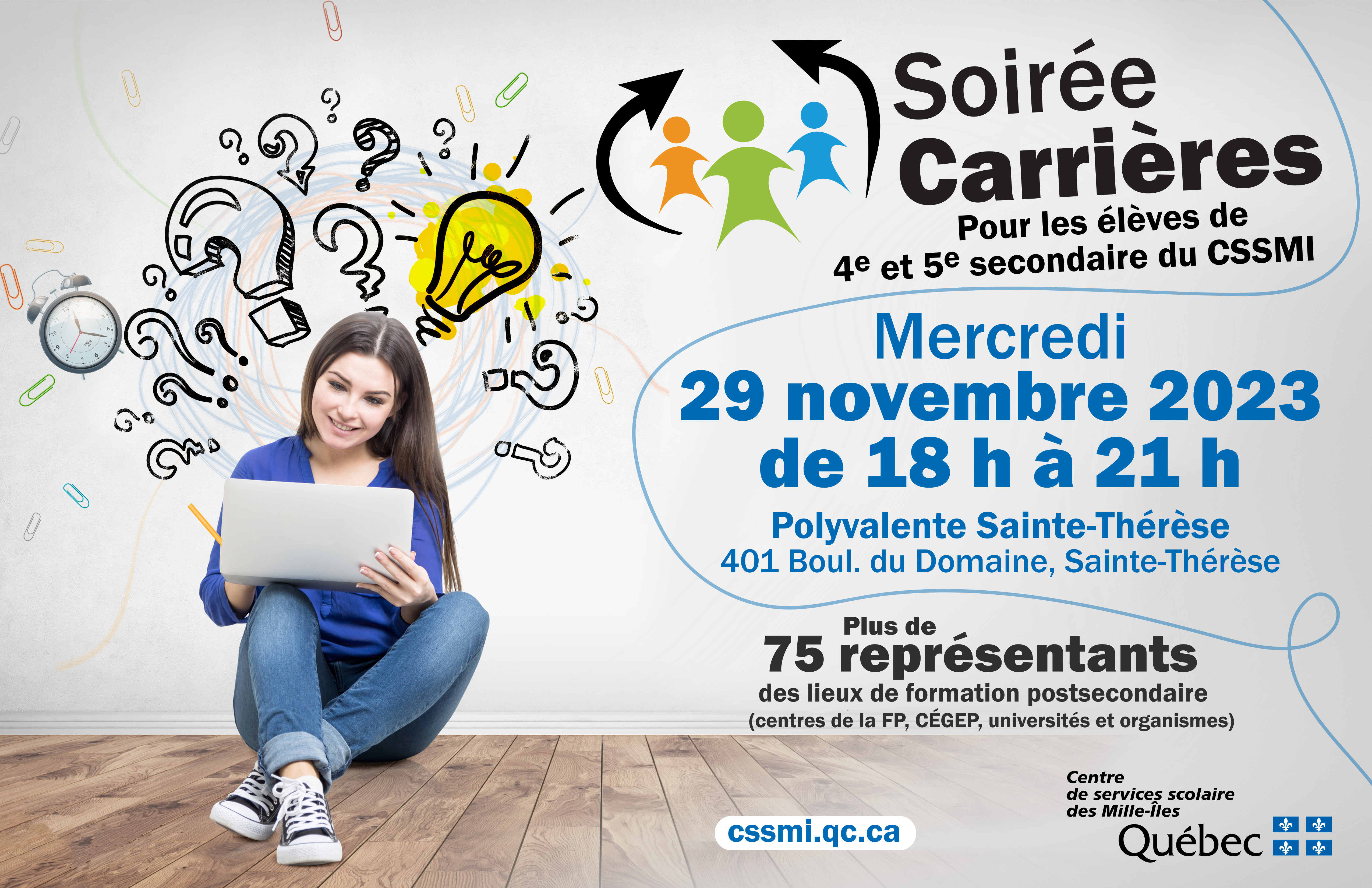 affiche soirée carrières