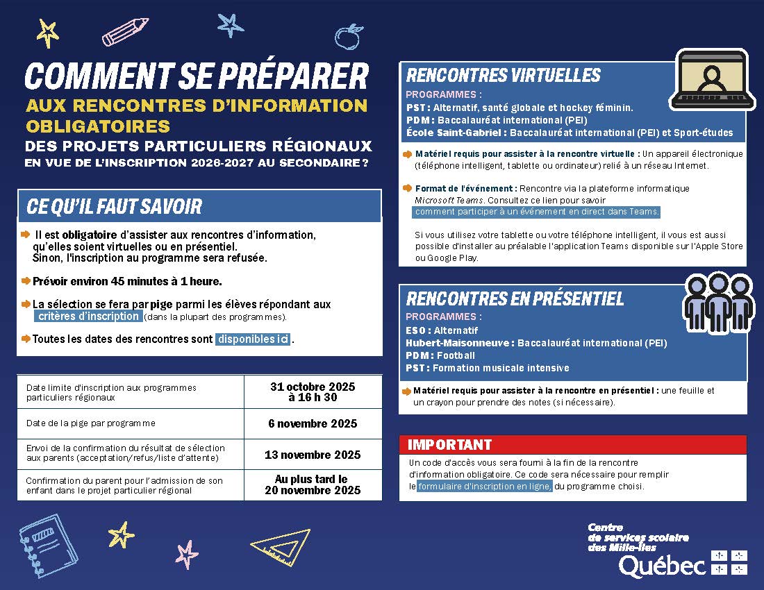 Préparation aux rencontres