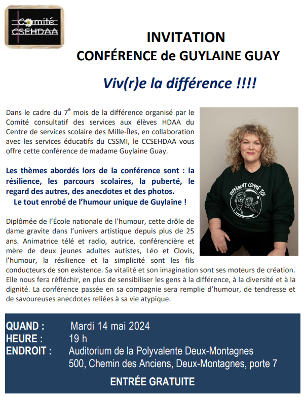 Conférence Guylaine Guay