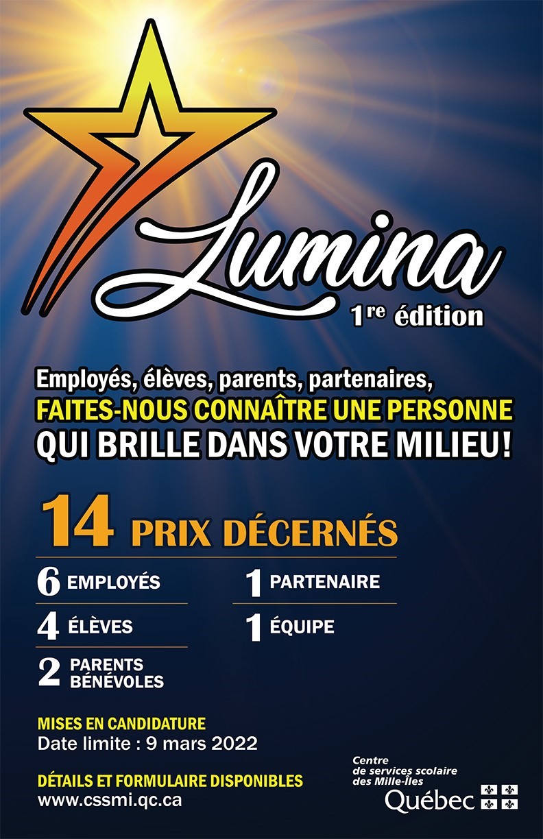 Reconnaissance éducation Lumina