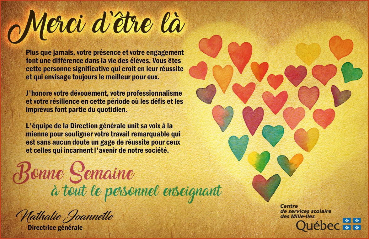 Semaine des enseignants 2022